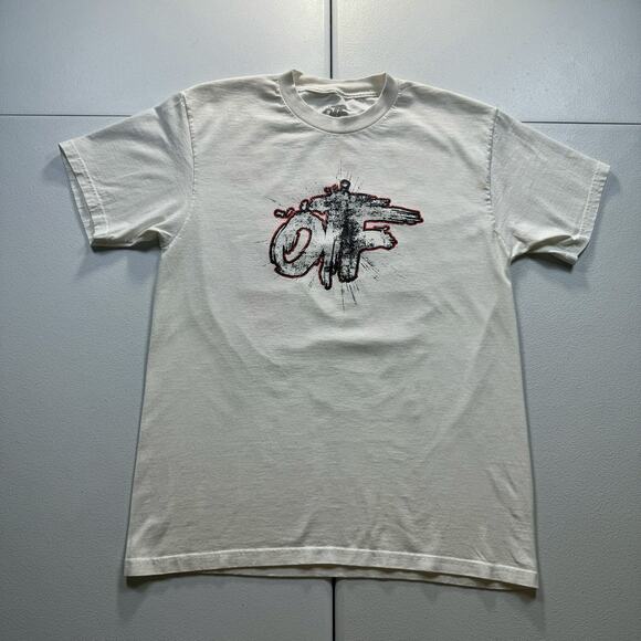 OTF Lil Durk Only The Family T-Shirt Men’s M White Rap Hip Hop Short Sleeve USA - Picture 3 of 7